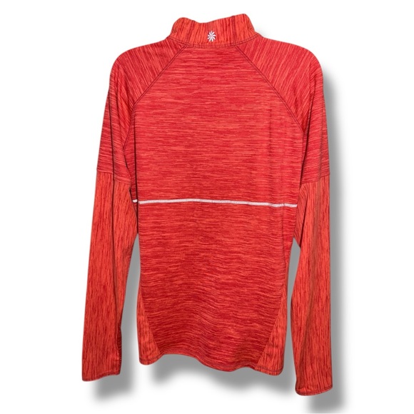 Athleta Women's Half Zip Running Pullover Coral Size XL - Picture 4 of 6